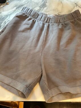 Cotton Citizen Women's Gray Elastic Waistband Lounge Shorts